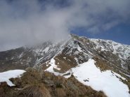 La cresta da poco oltre la Punta di Costafiorita