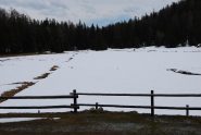 Il pianoro di Tillac tutto innevato