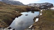 il laghetto presente nel pianoro della Grand Croix (28-4-2012)