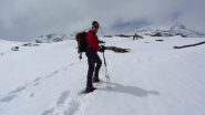 in salita verso la conca del Malamot