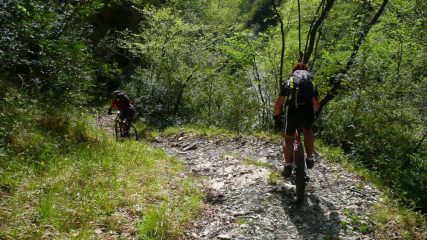 Sul facile sentiero della parte bassa