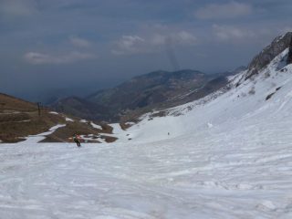 Discesa da Sella Bauzano