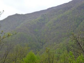 dorsale di salita dall'aia di pietra al centro il truch dal castlèt