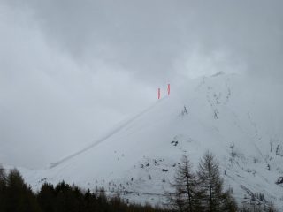 una scia di 500 metri per 80 di larghezza..