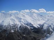 I pendii del Ghinivert e del Bric di Mezzogiorno con la quota neve elevata