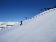 L'incredibile stato della neve in salita
