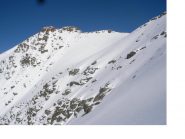 La Punta Malta vista dai suoi ripidi fianchi...