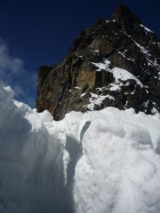 sullo sfondo la Cima