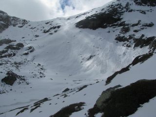In alto, Colle di Pian dei Francesi