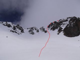canale Campana per la cima nord