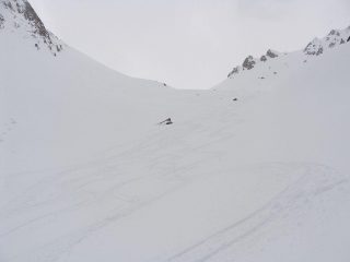 cielo un po coperto ma buona visibilità dopo le prime curve.