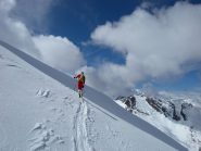 Cristian al suo terzo giro!..io son 300 metri sotto...