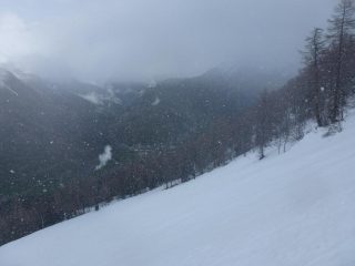 si parte e nevica