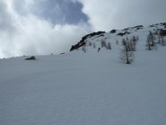 Firn in discesa dal Lusco