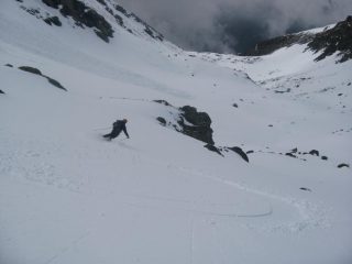 ancora bella neve all'uscita