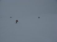 la discesa in scarsa visibilità