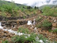 il rio subito all'inizio del percorso