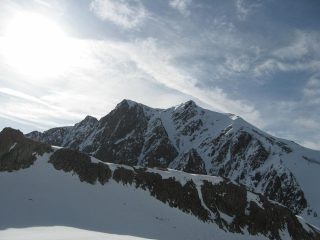 La tete de l'Autaret con le sue cime. 