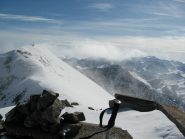 Sulla cima ,,,,verso la cima centrale  