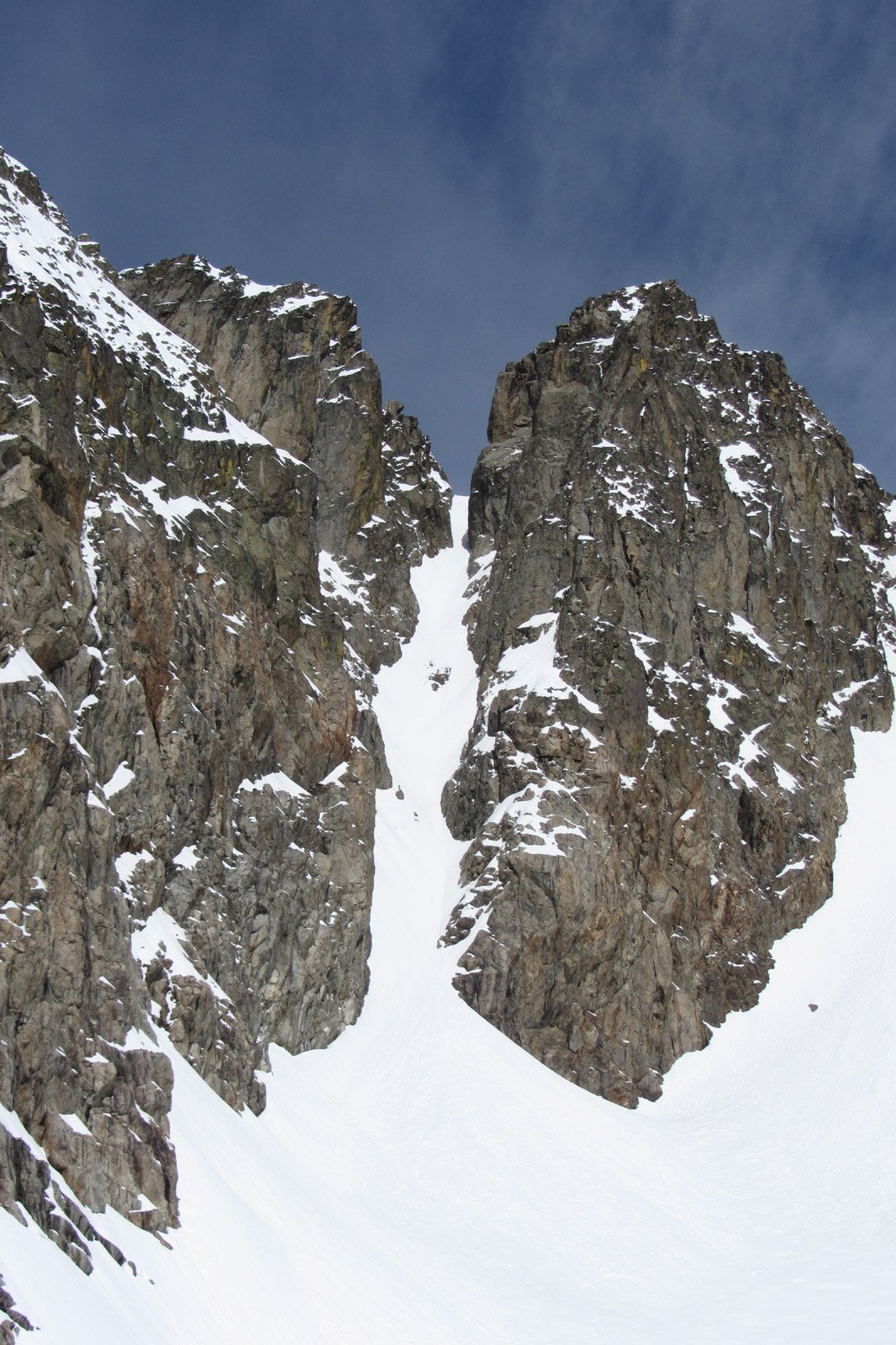 il canale dalla conca alla base della conoide