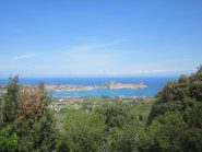 il golfo di Portoferraio dal Colle Reciso