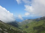 la Valle di Pomonte da cui siamo saliti