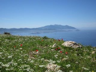 in cima al Monte Grosso, ultima cima del trekking