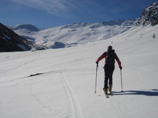 il lungo vallone con pendenza moderata