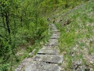 la mulattiera per Richiaglio