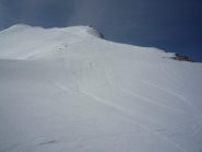 prima discesa dal Cuguret : cercando neve bella