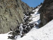 arrivati quasi in fondo al vallone della Balma di Ghigliè