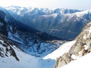 il colpo d'occhio sulla discesa dal Ciriegia