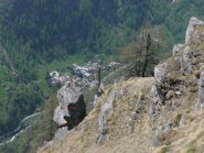 Campiglia Soana dalla dorsale