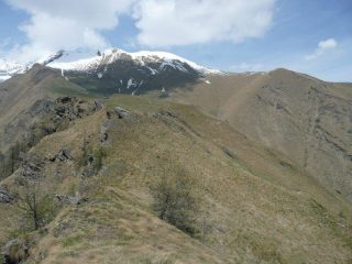 Dal Monte Civetto, la dorsale ancora da percorrere e Cima Orletto a dx