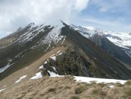 Dorsale verso le punte superiori