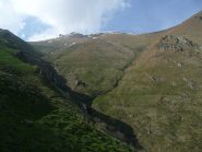 Vallone del rio Civetto durante la discesa