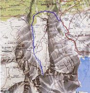 cartina con traccia gps