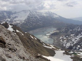 vista sul lago del moncenisio