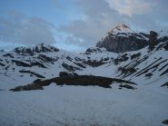 L'alba dal rifugio Benevolo
