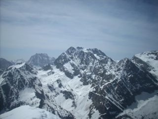 vista sul Matto e, dietro, Argentera