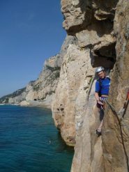 primo tiro dopo i tetti (passi di 6a)