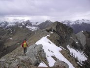 La cresta tra il Pizzo Formalone e la Cima Sassone