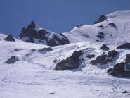 dal colletto  foto della cresta finale coi 