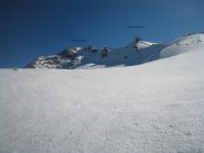 La cima vista dai pianori superiori
