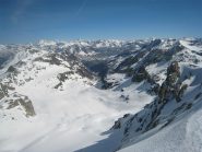 Panorama con tutto il vallone di salita