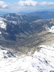 Vista sul Rifugio Cougourde