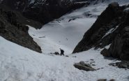scendendo dalla Bréche de Ruine