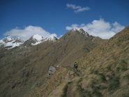 Verso il colle Crest