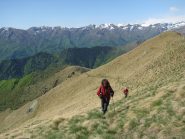 In salita verso Cima Loit