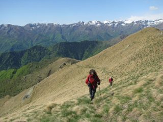 In salita verso Cima Loit